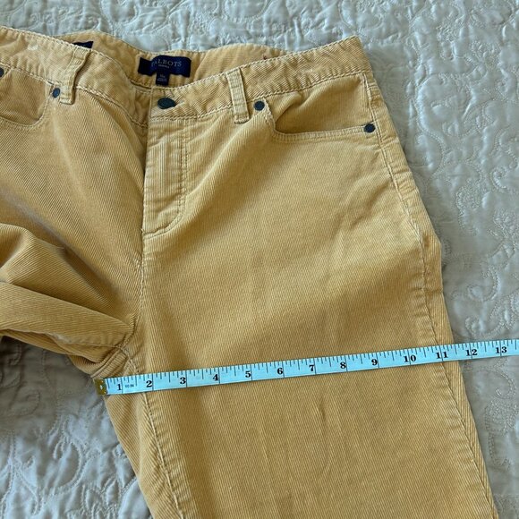 Talbots Mustard Corduroy Pants - Picture 10 of 11